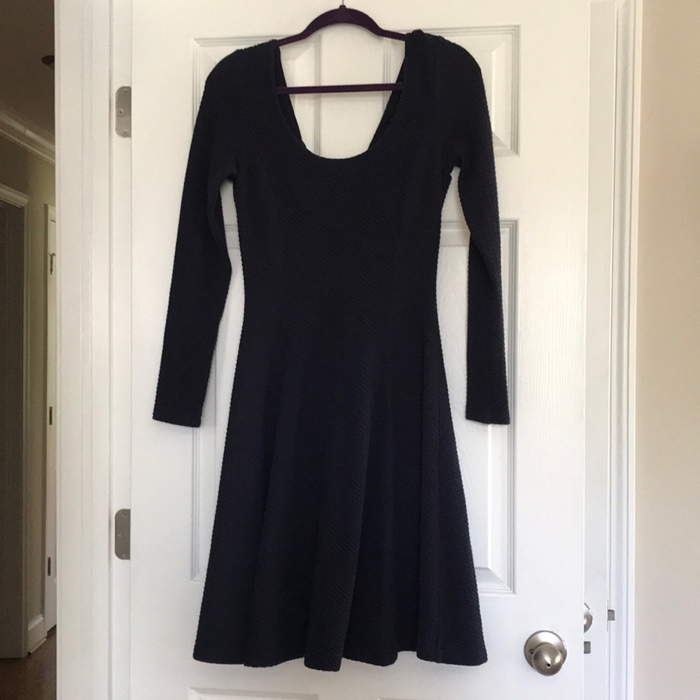 Anthropologie Maeve Navy knit dress, size small